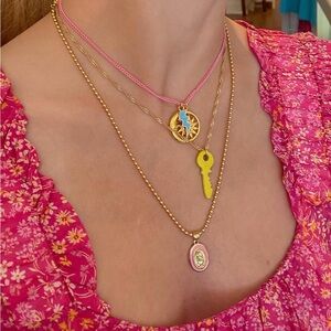 Key Gold-Plated Necklace